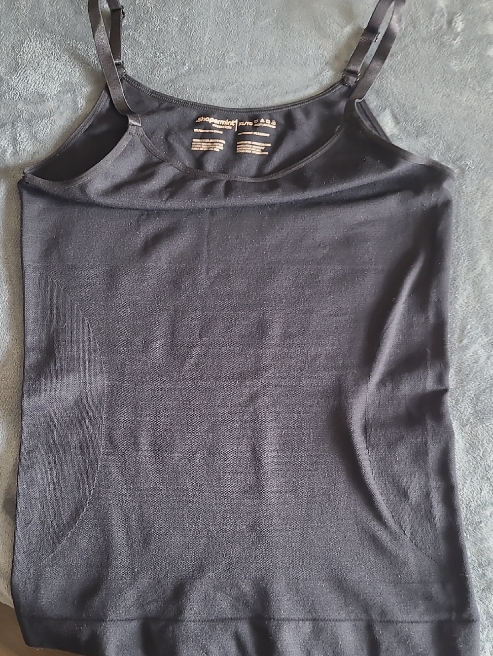 Shapermint essentials Black Activewear Cami Top - Picture 2 of 2